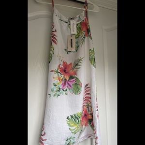 100% linen summer dress
